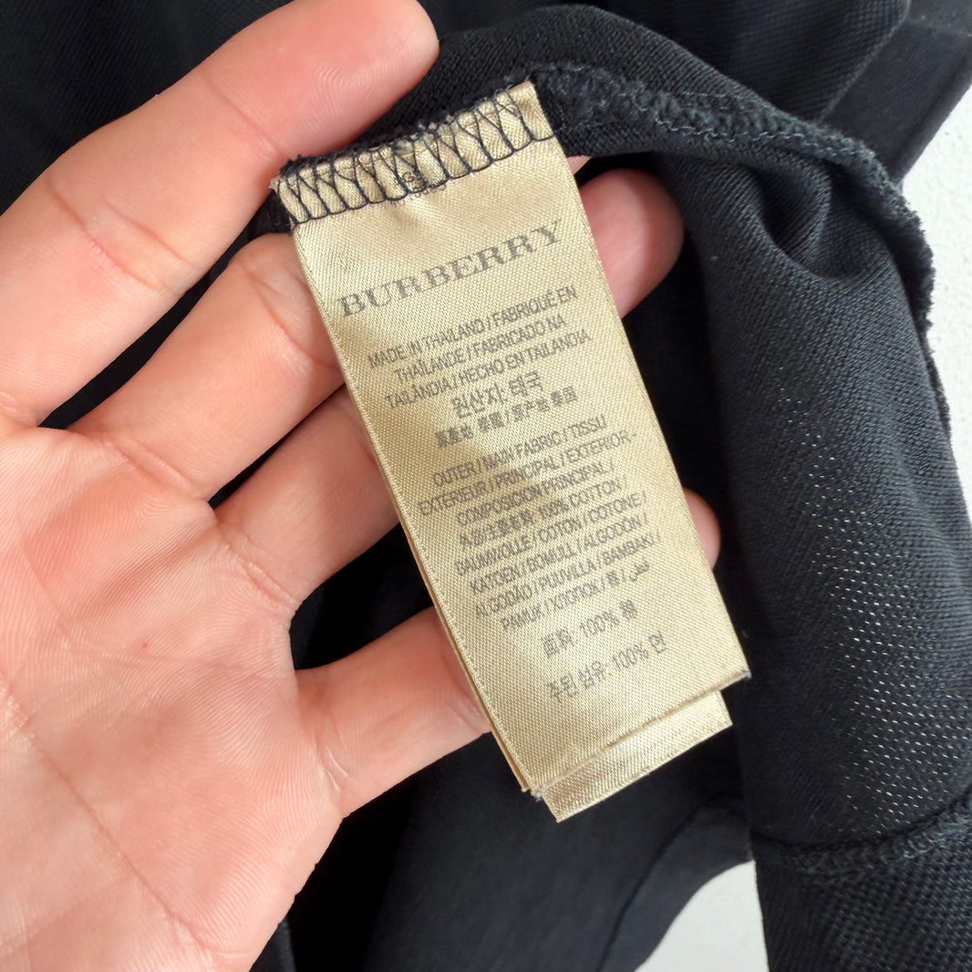 Burberry Tartan Button Lined Polo Shirt