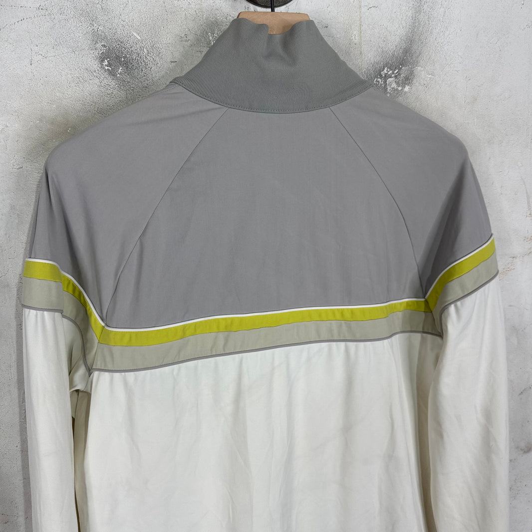 Prada Paneled Red Bar Track Jacket