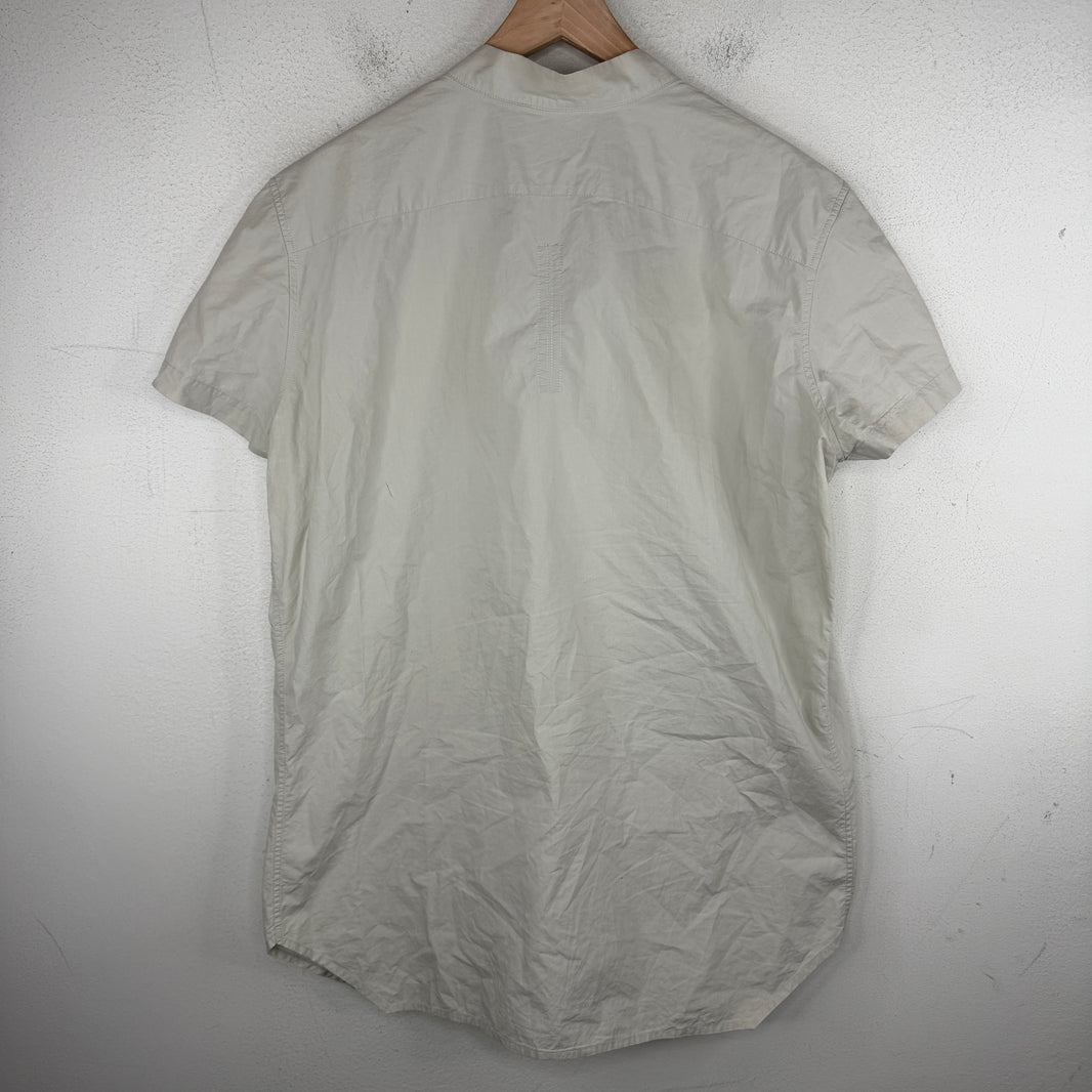 Rick Owens Oyster Golf Snap Button Shirt