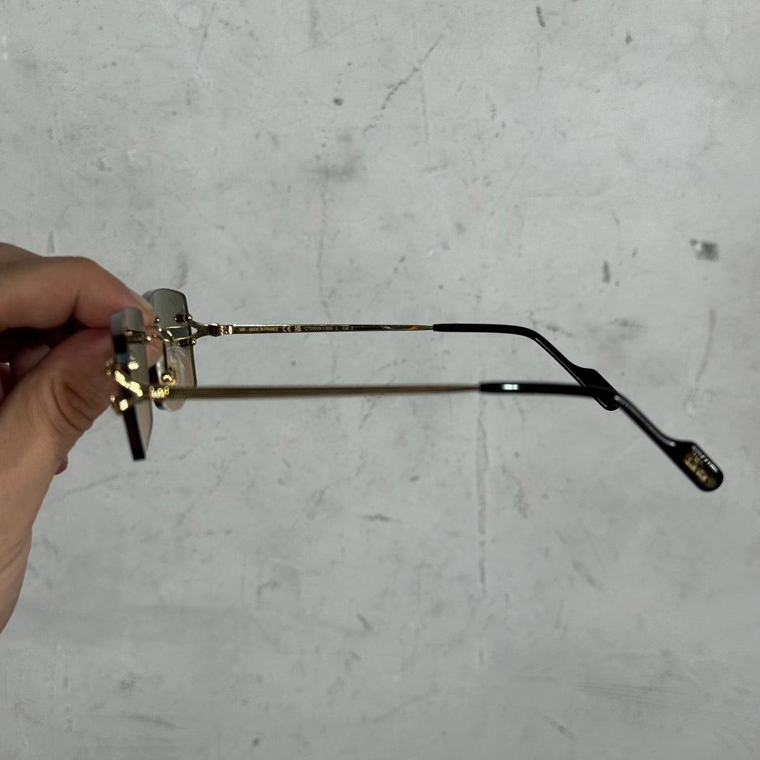 Cartier CT0550S Gold Wire Sunglasses