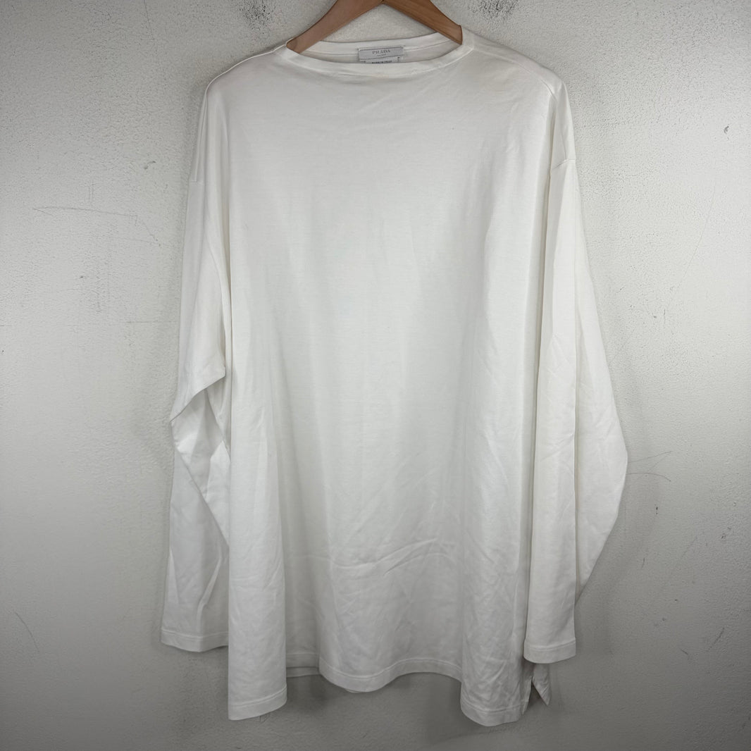 Prada Applique Patch L/S T-Shirt