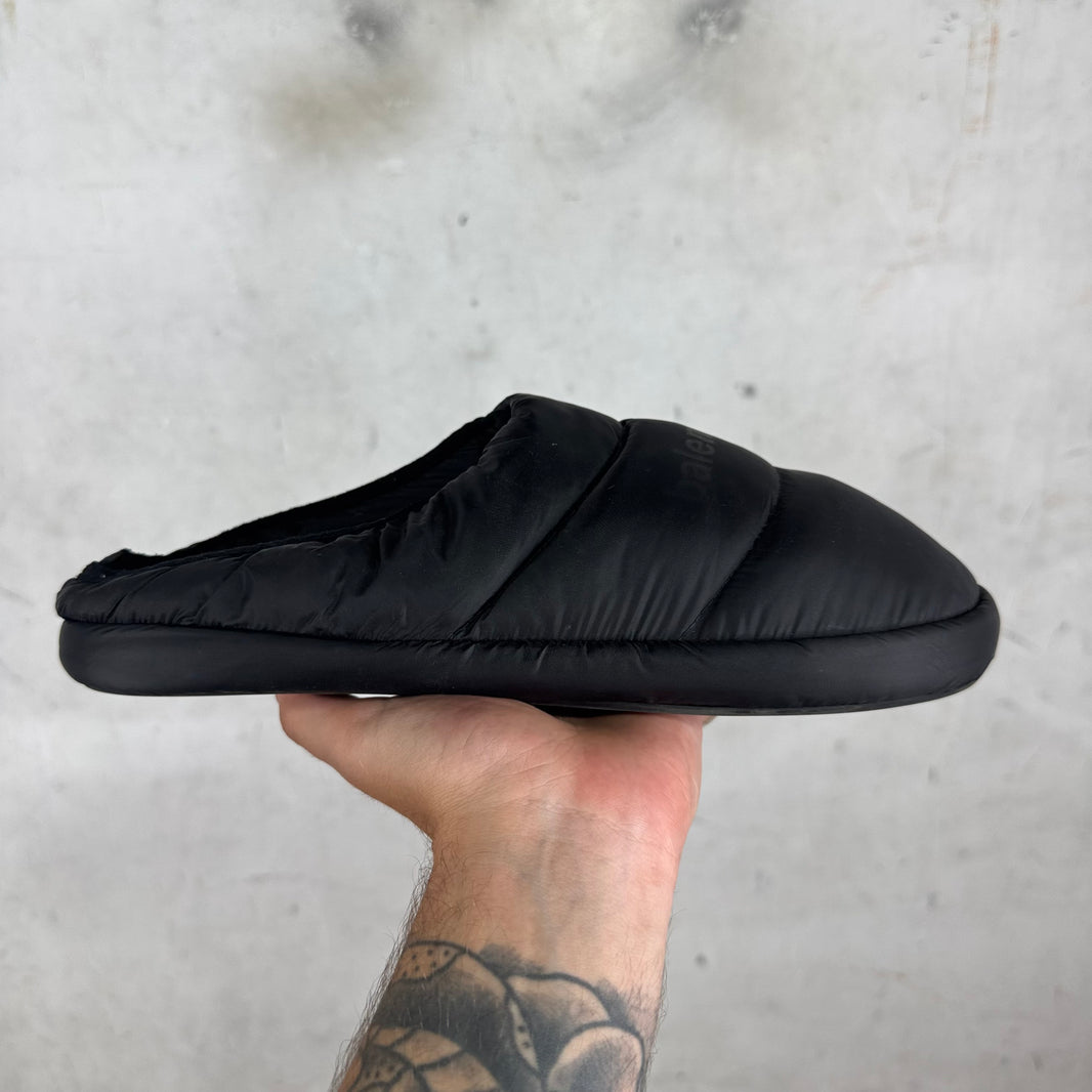 Balenciaga Padded Logo Mules
