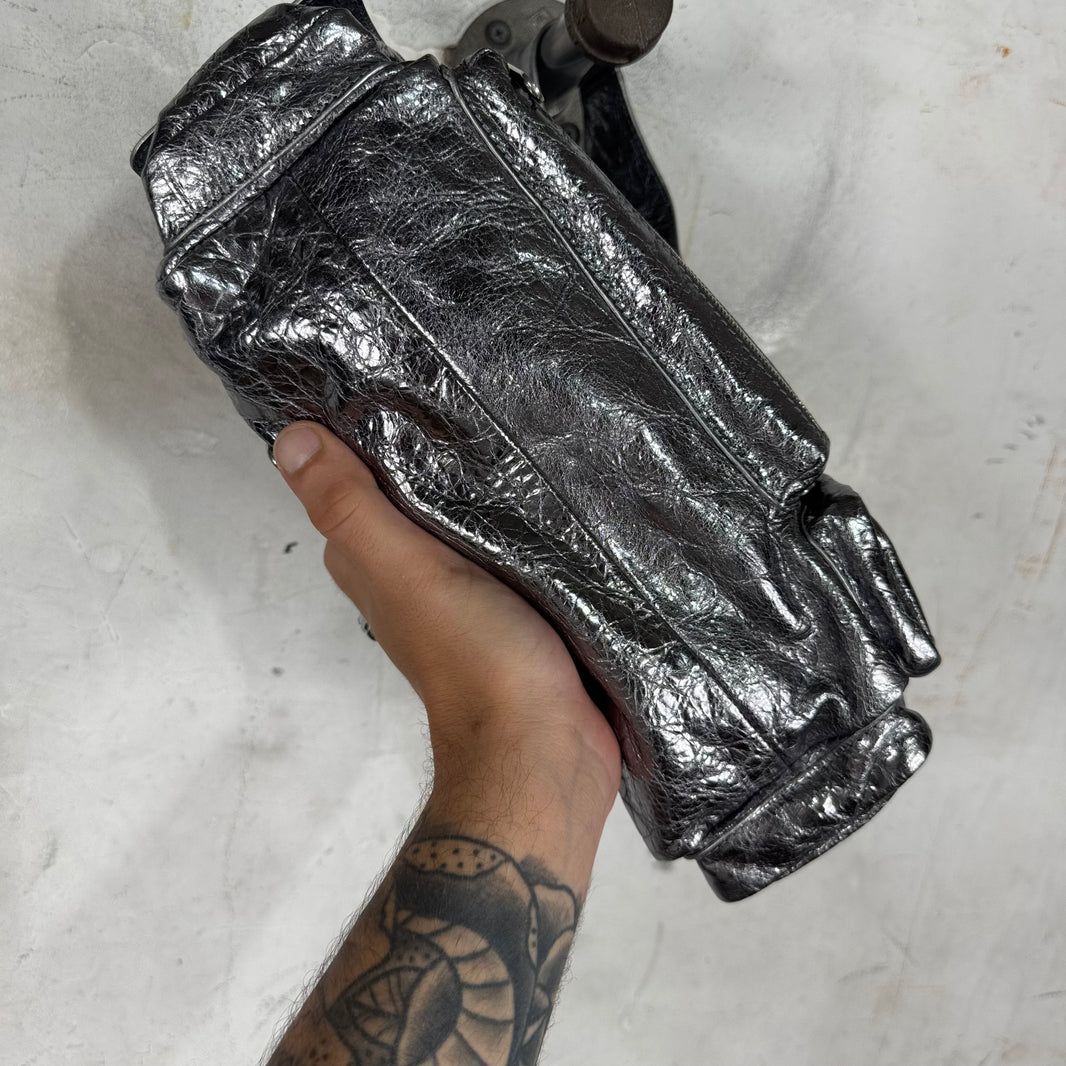 Balenciaga Gunmetal Super Busy Bag