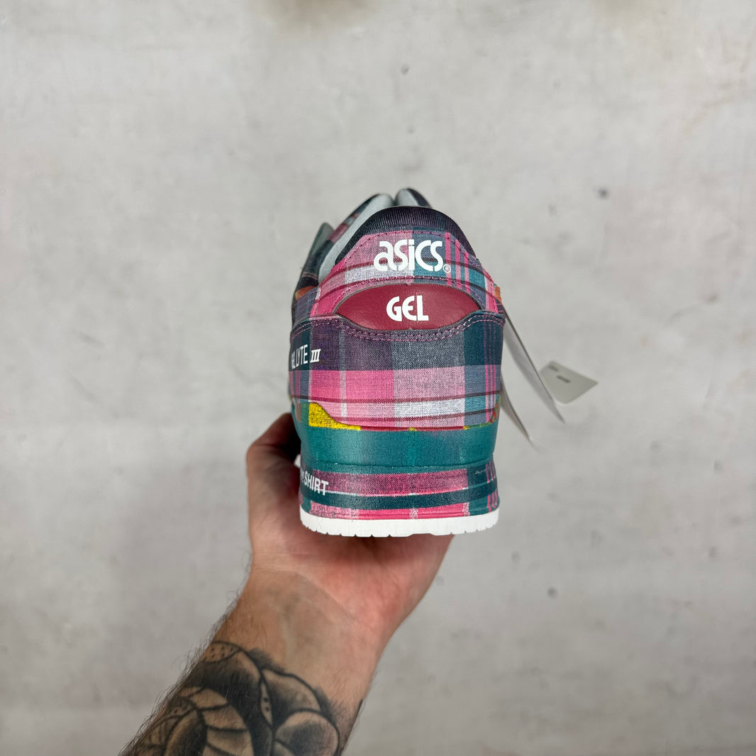 Asics x CDG Shirt Plaid Gel Lyte 3