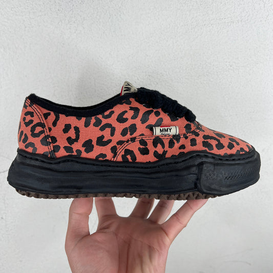 MMY Baker Orange Cheetah Print Sneakers