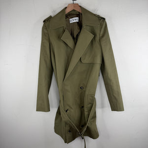 Loewe Green Fishtail Trench Jacket