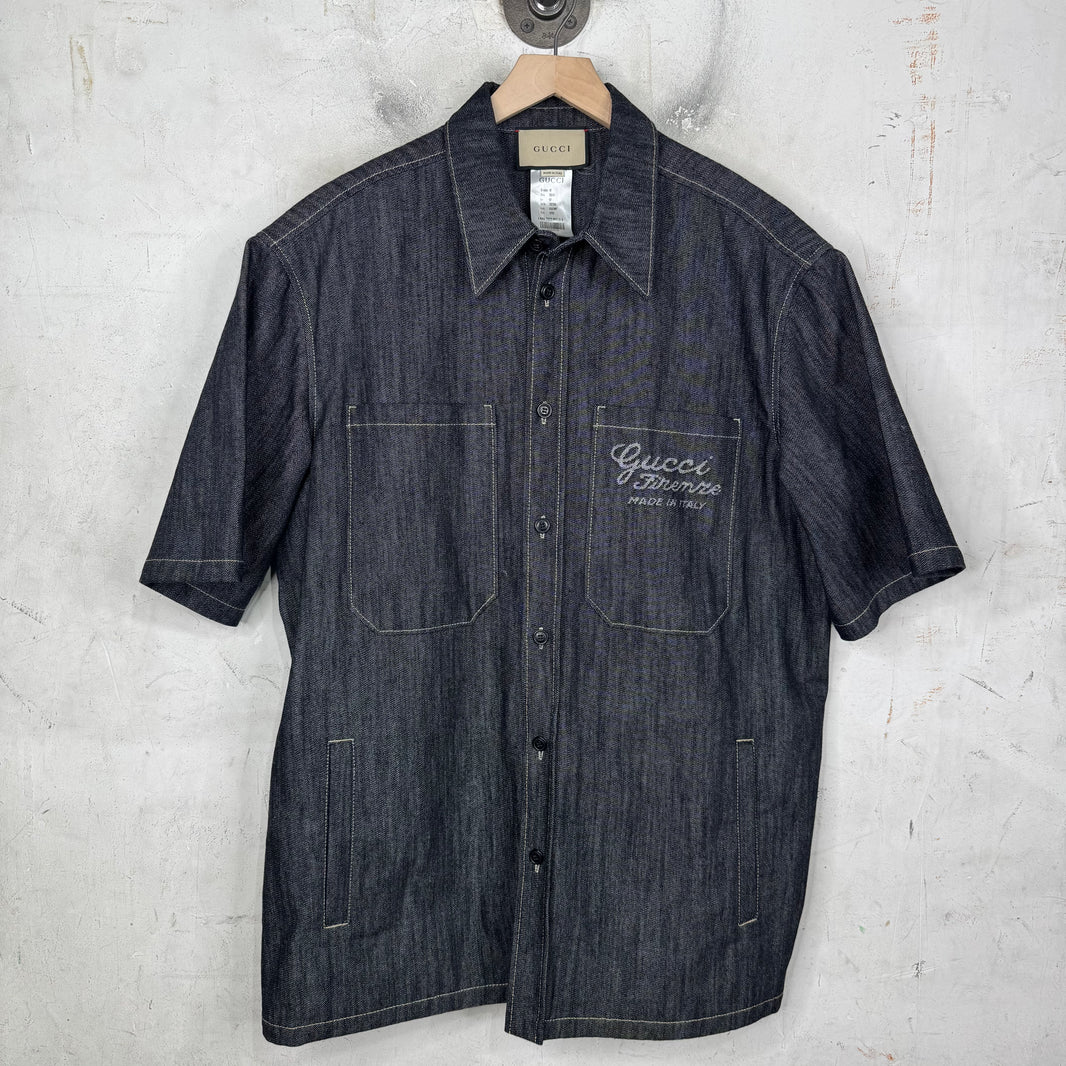 Gucci Denim Firenze Sample Shirt