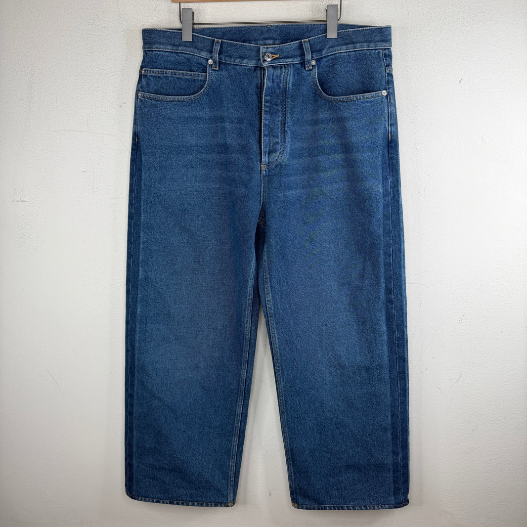 Bottega Veneta Blue Baggy Denim Jeans