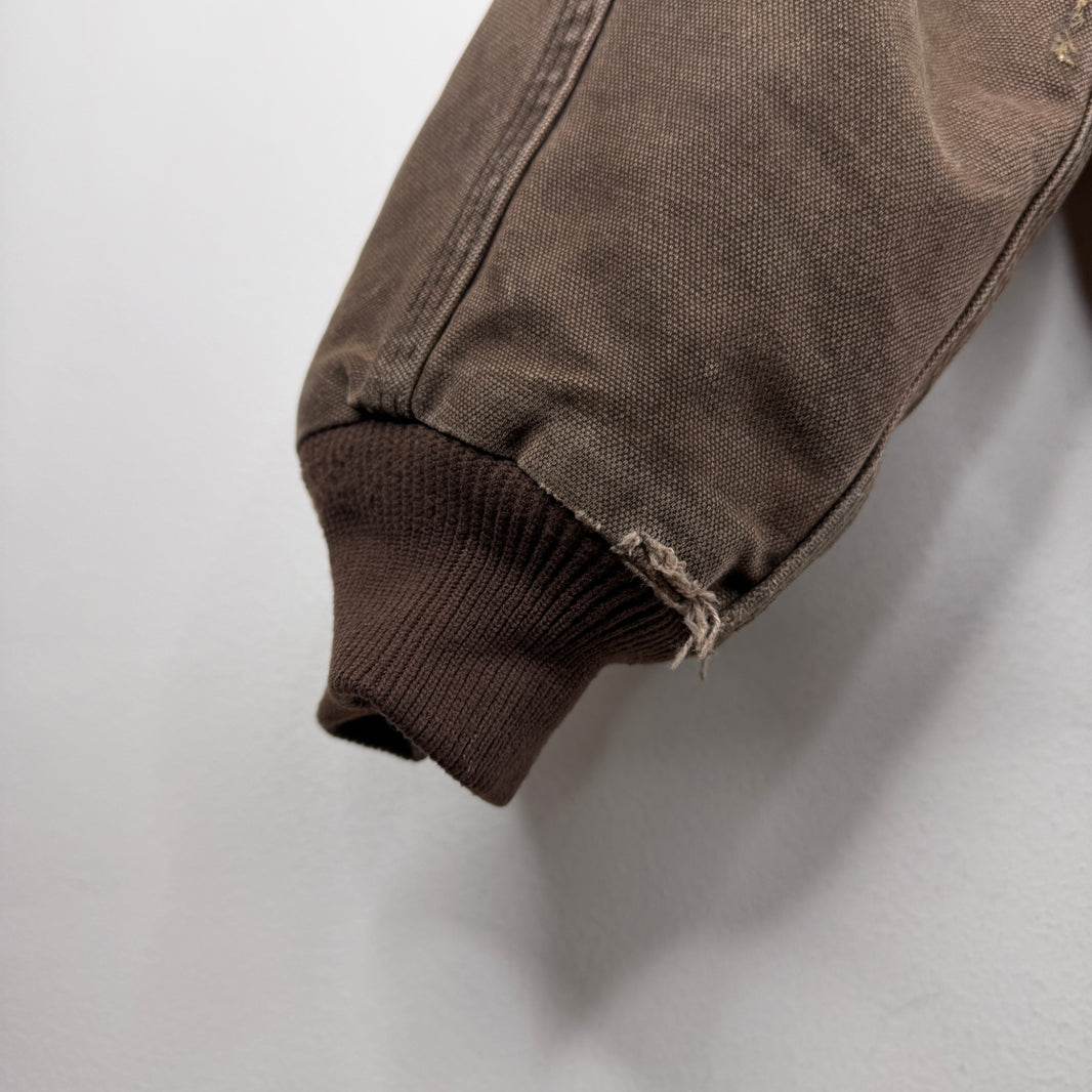 Vintage Carhartt Brown Santa Fe Pleasant Valley Woodcarving Jacket