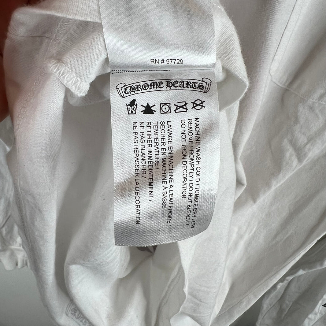 Chrome Hearts Eyechart Dagger L/S T-Shirt