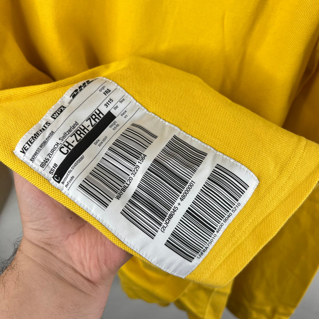Vetements DHL L/S Polo Shirt