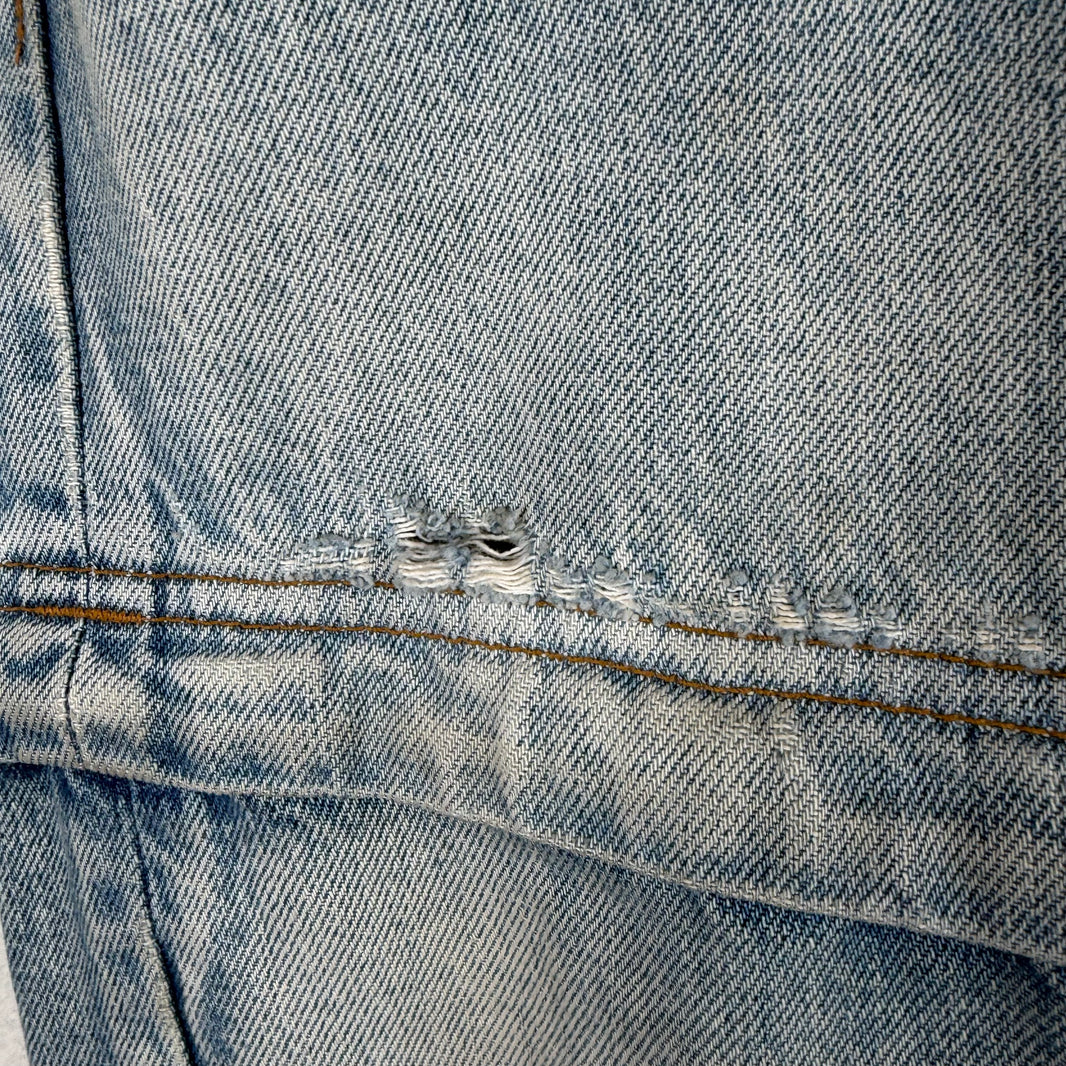 Balenciaga Blue Denim 3 Way Convertible Jeans