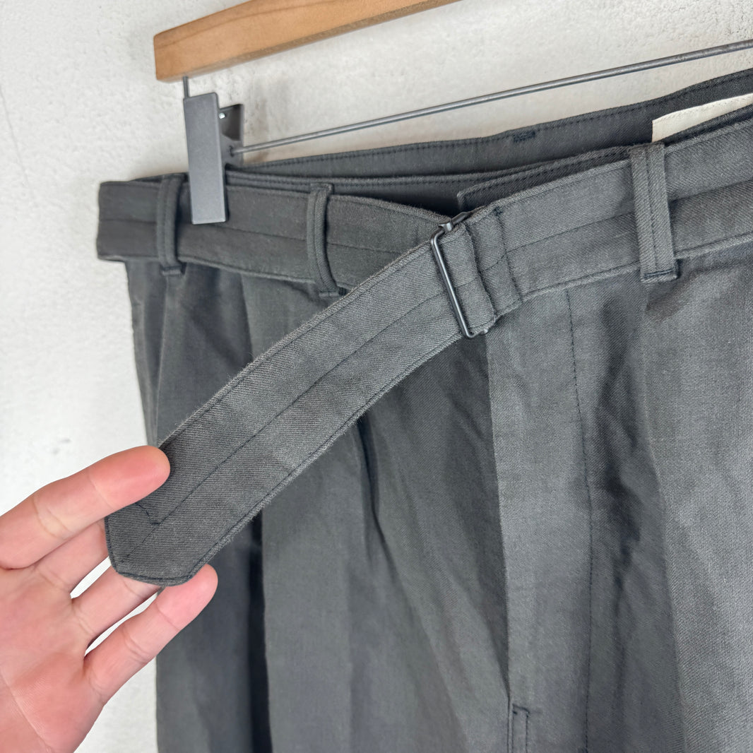 Lemaire Built In Belt Gray Trousers