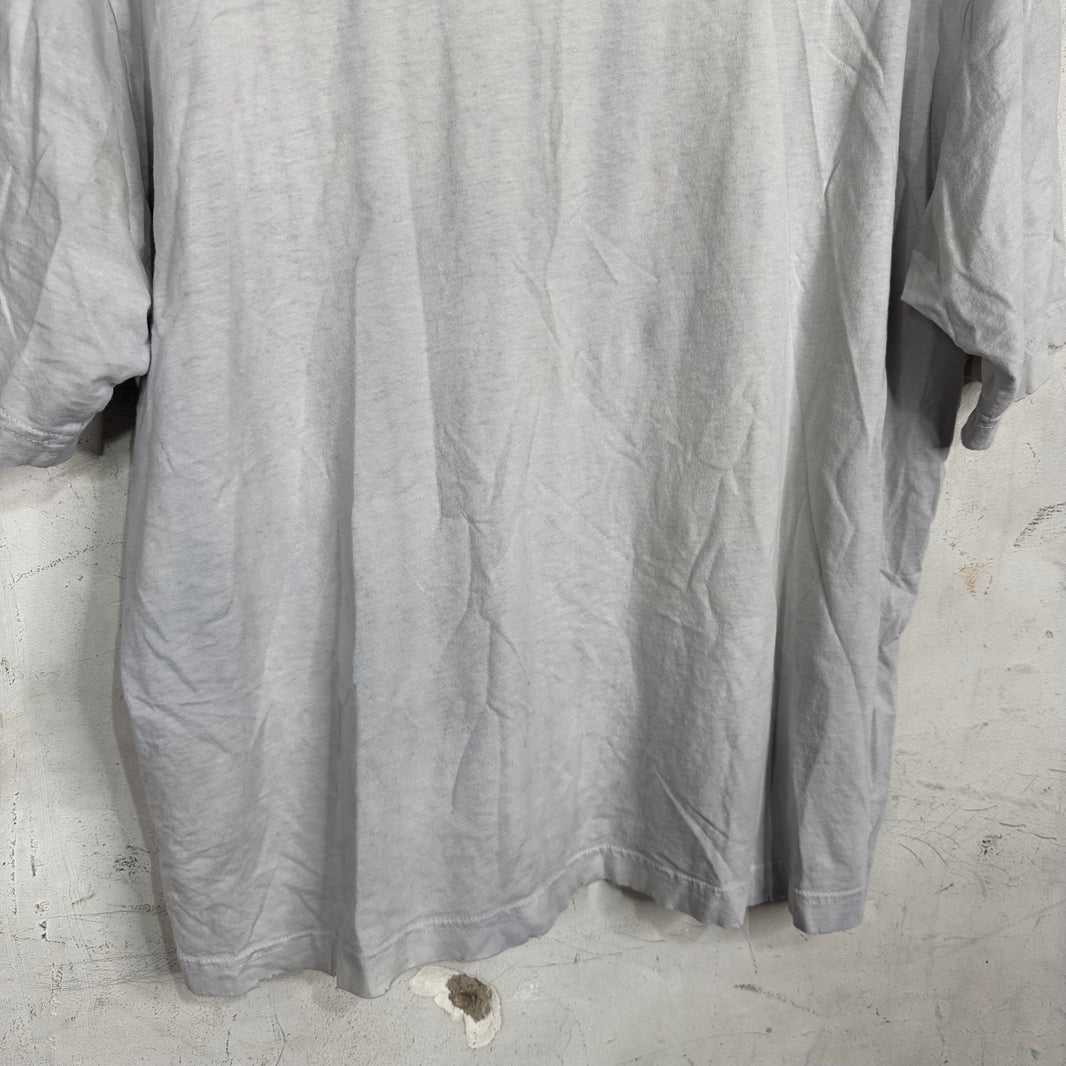 Acne Studios Purple Print Stockholm Logo T-Shirt
