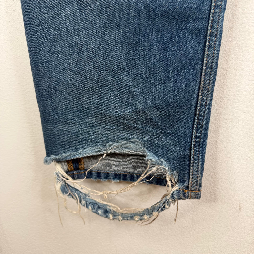 Balenciaga Straight Leg Blue Wash Jeans