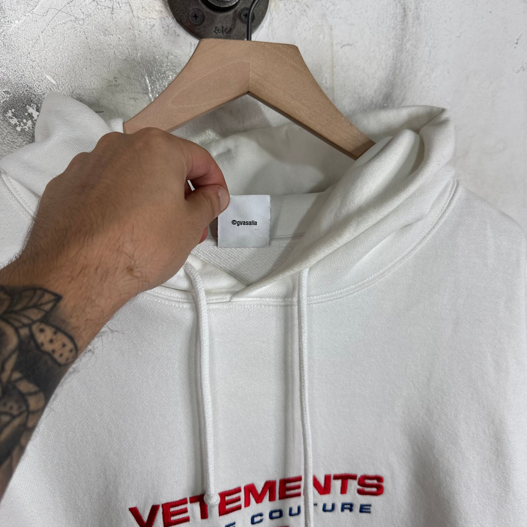 Vetements Haute Couture White Hoodie
