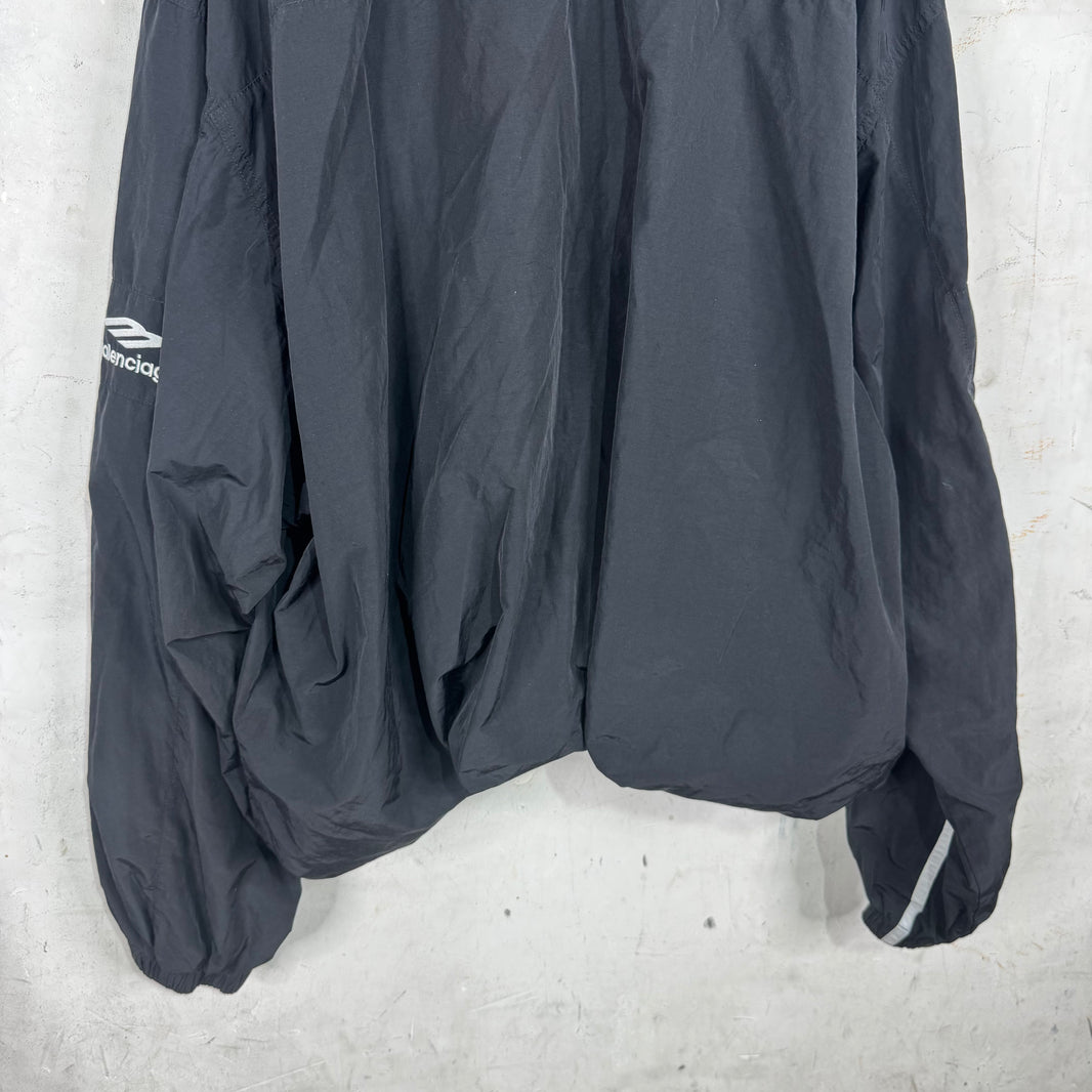 Balenciaga Cinched 3B Paneled Track Jacket