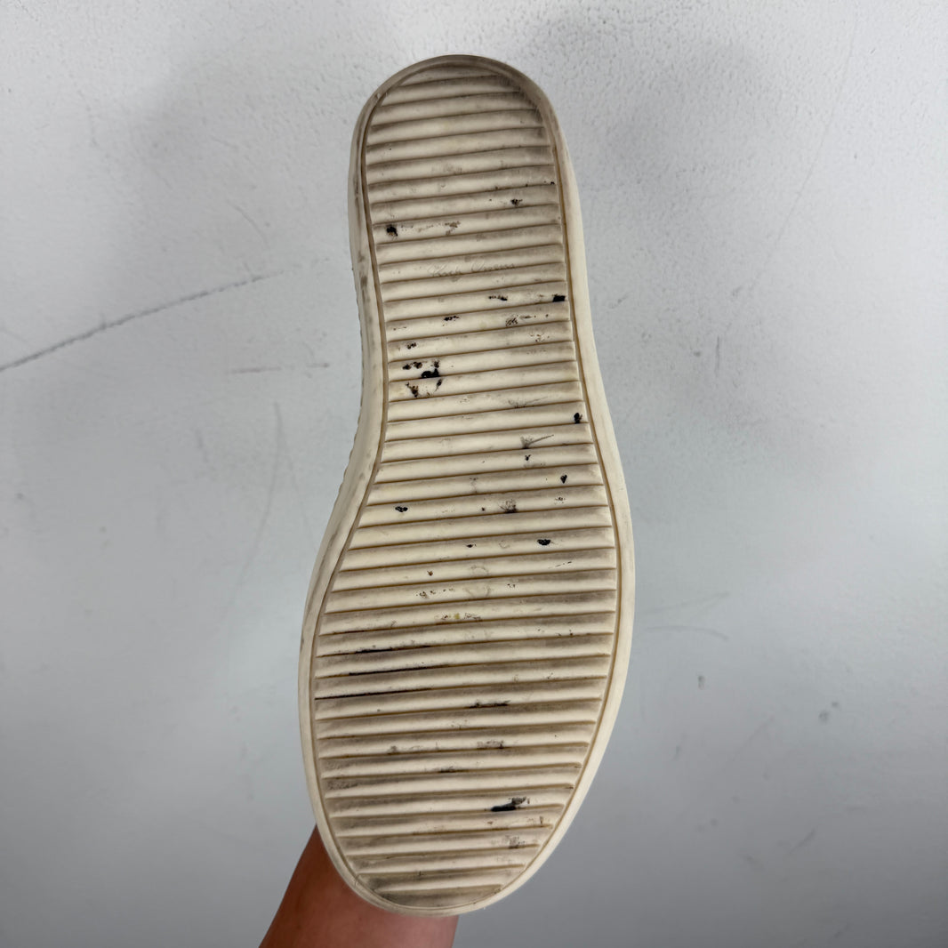 Rick Owens White Leather Vans