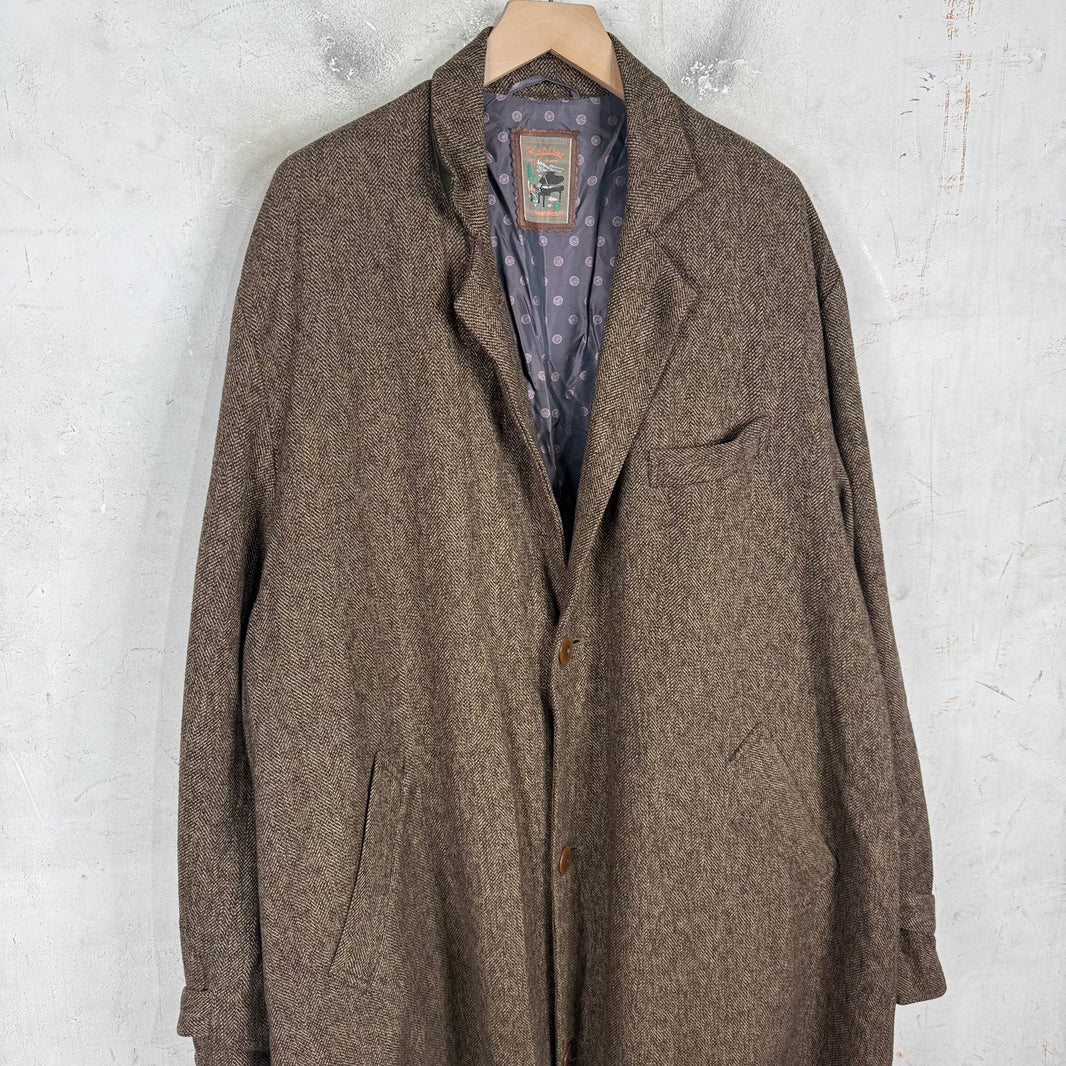 Kapital Tweed Piano Farm Trench Coat