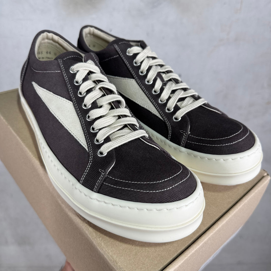 DRKSHDW Brown Canvas Vans