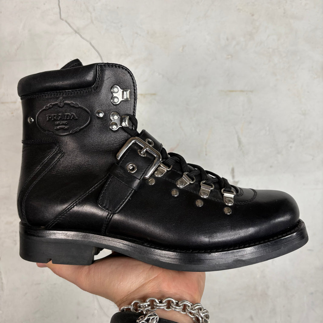 Prada Belted Hiking Boot