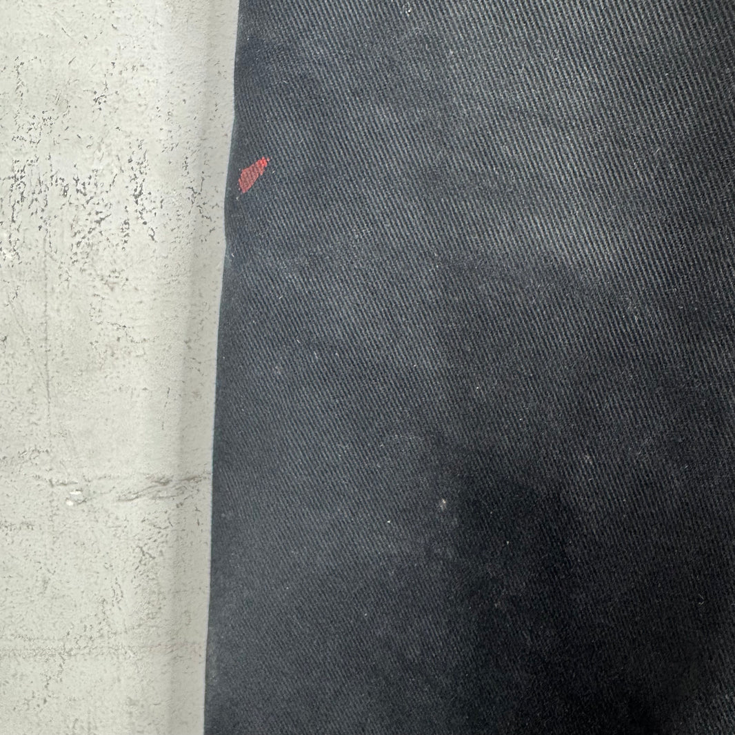 Balenciaga Distressed Black Baggy Jeans