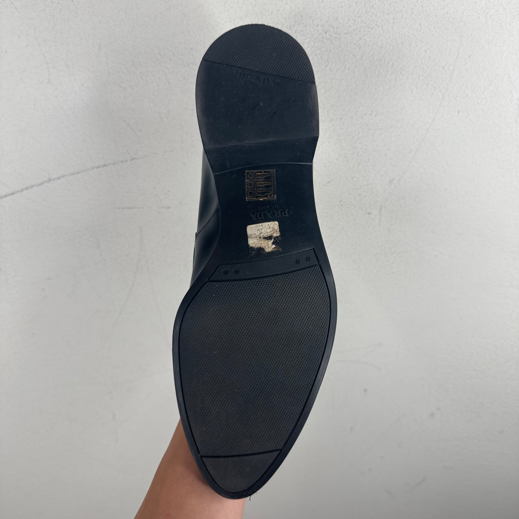 Prada Pointed Toe Loafers