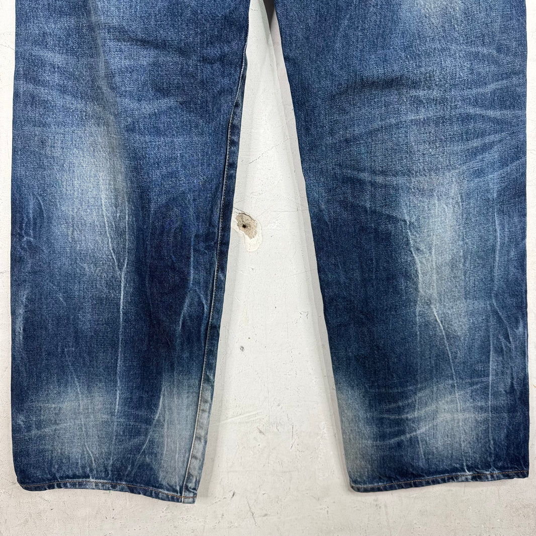 Supreme Faded Blue Selvedge Jeans