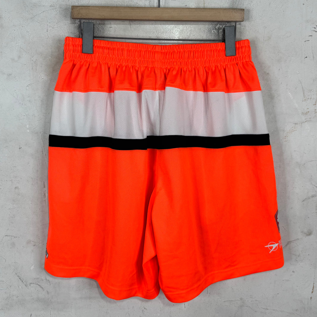 Balenciaga Orange Hockey Shorts