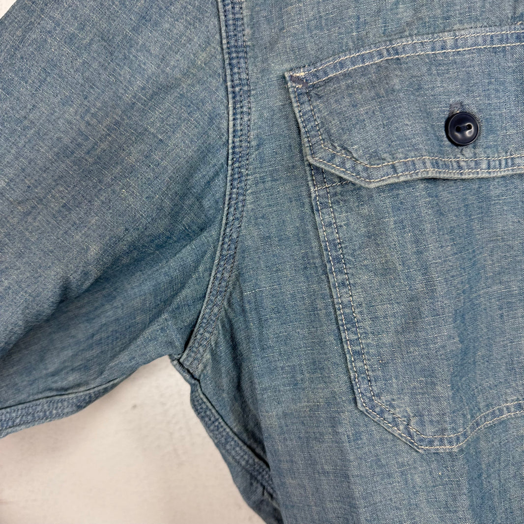 RRL Mechanic Chainstitch Button Up Shirt
