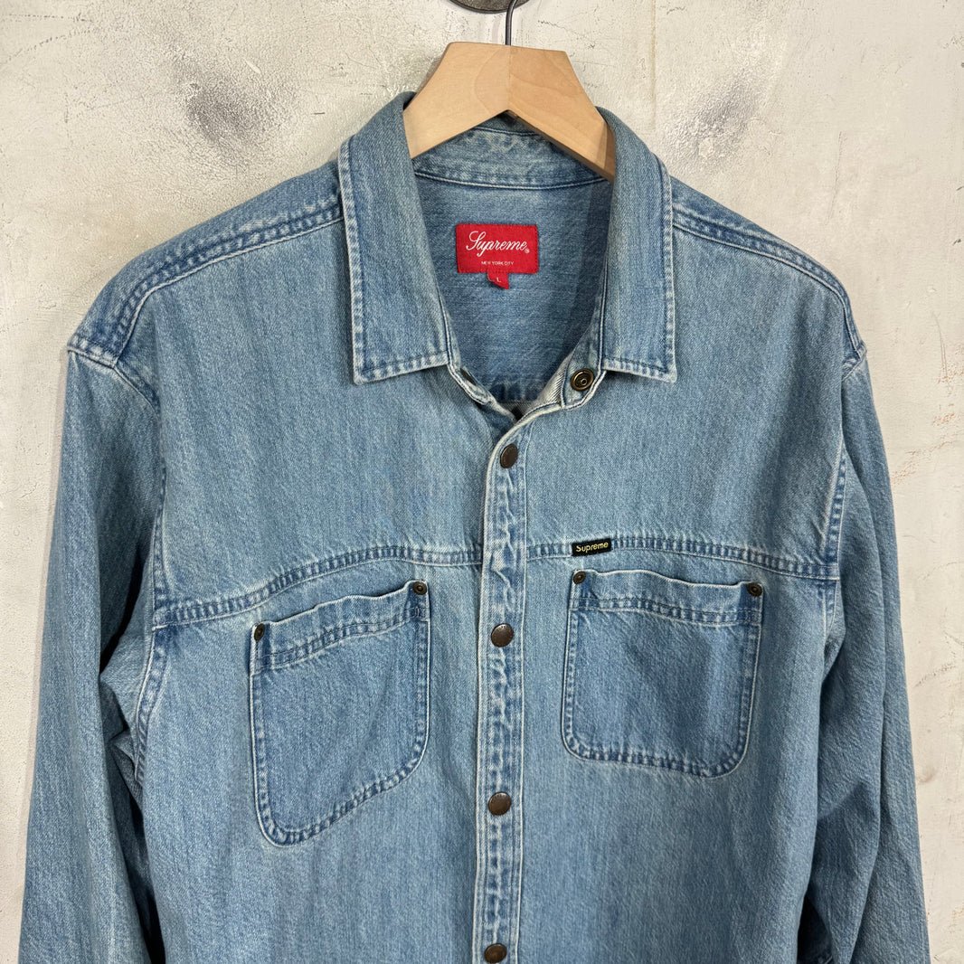 Supreme Denim Snapped Overshirt