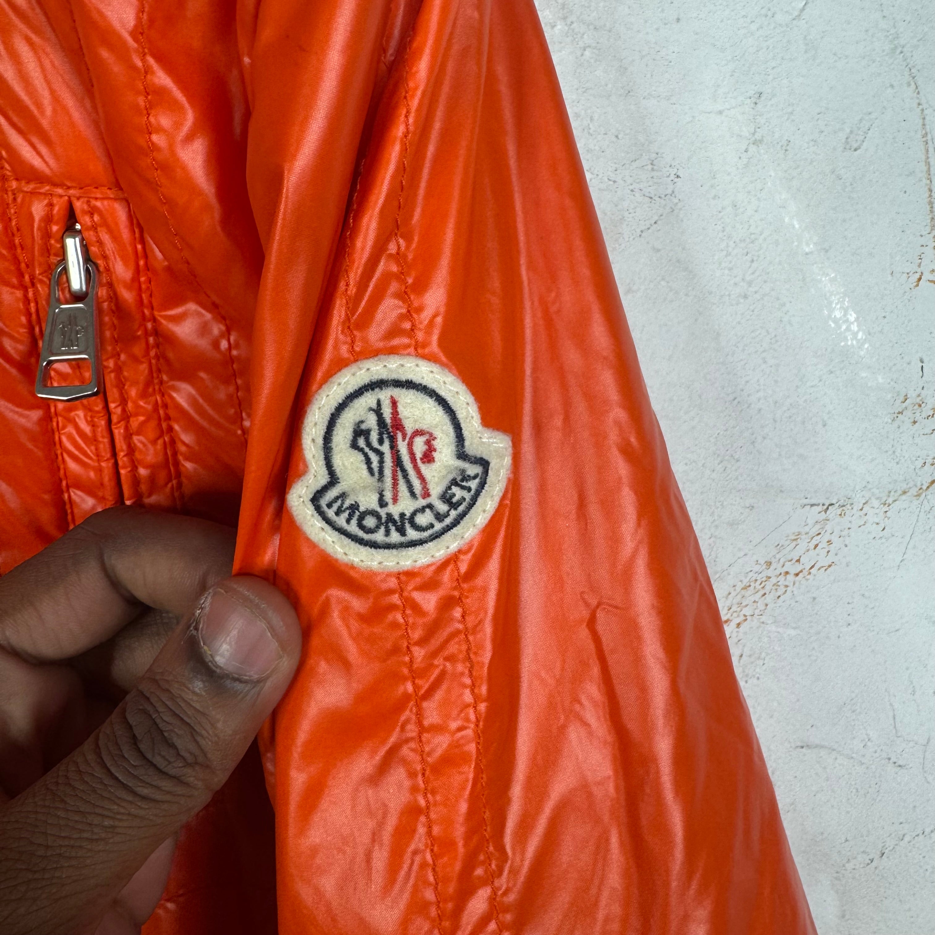 Moncler Orange Nylon Jacket – www.Lukes.store
