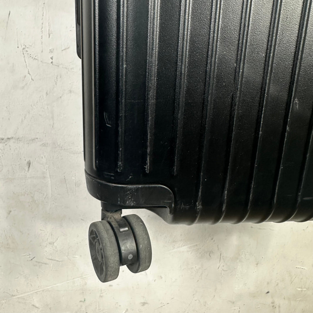 Rimowa Black Plastic Carryon Plus Suitcase
