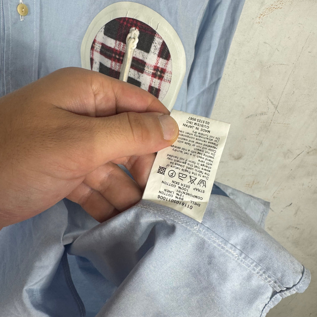 Visvim Plaid Taped Circle Pocket LS Shirt