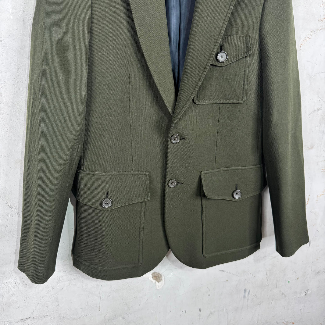 Balenciaga 2008 Military Style Blazer