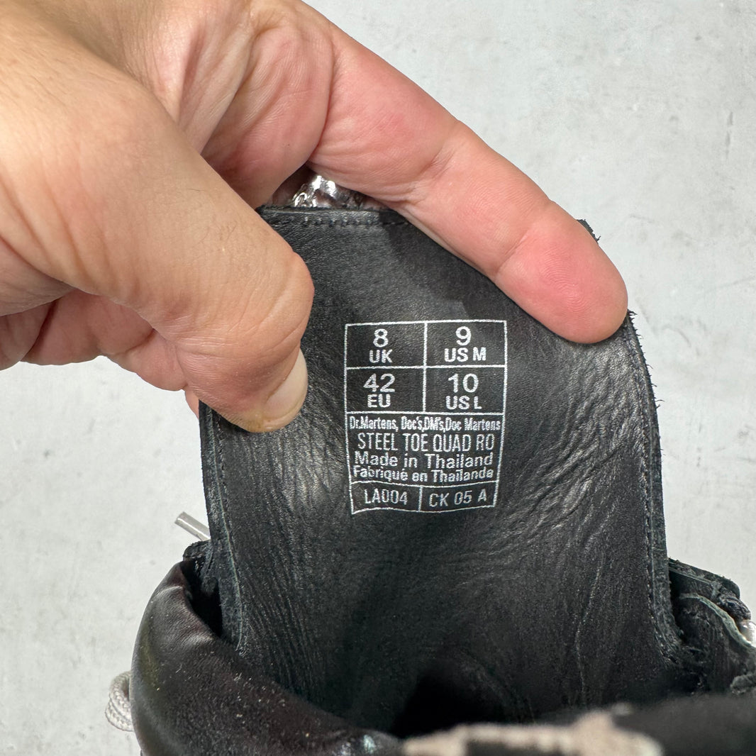 Rick Owens x Doc Martens Steel Toe Boots
