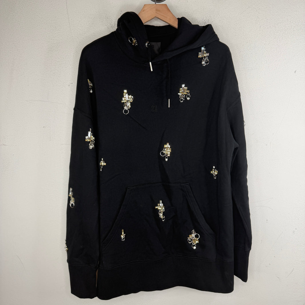 Givenchy Crystal Embellished Hoodie