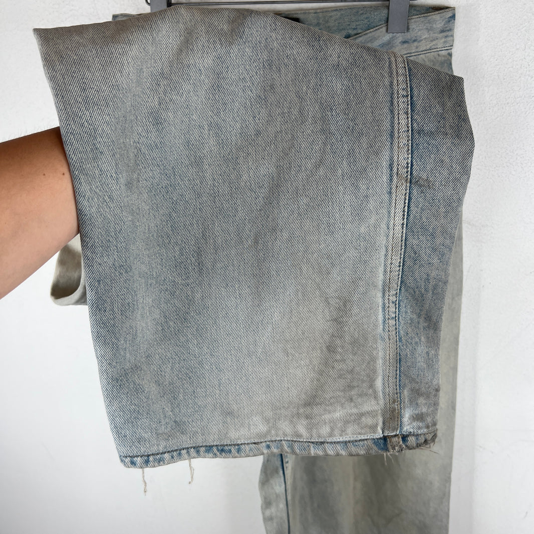 Balenciaga Size Sticker Baggy Denim Jeans