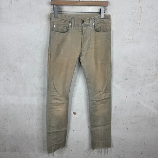 Dior Beige Wash Slim Jeans