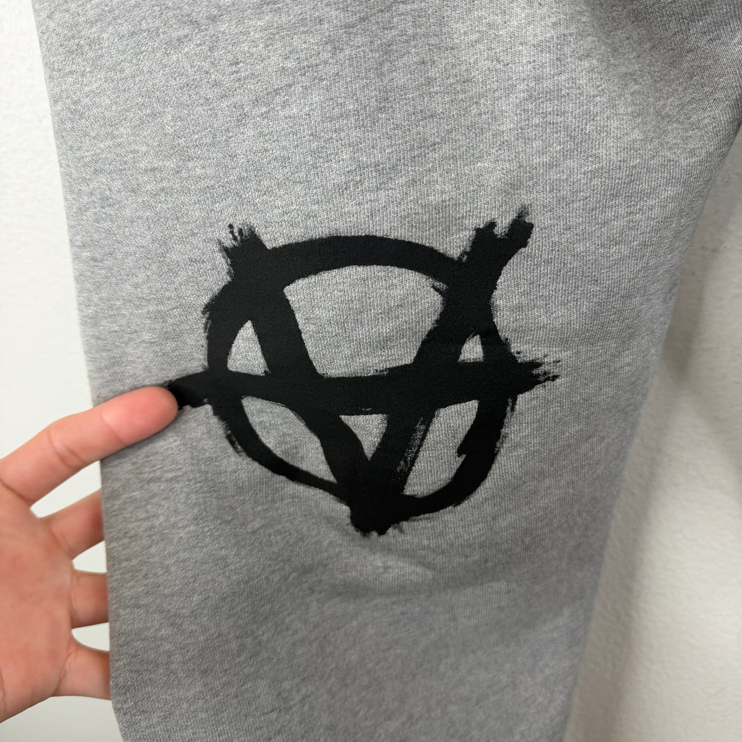 Vetements Gothic Logo Gray Sweatpants