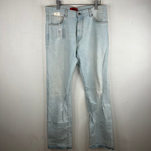 424 Cinched Blue Straight Leg Jeans