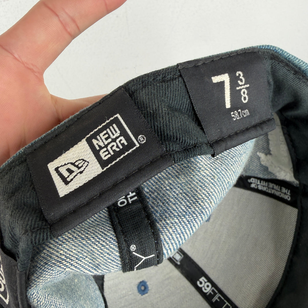 Supreme Denim Box Logo Fitted Hat