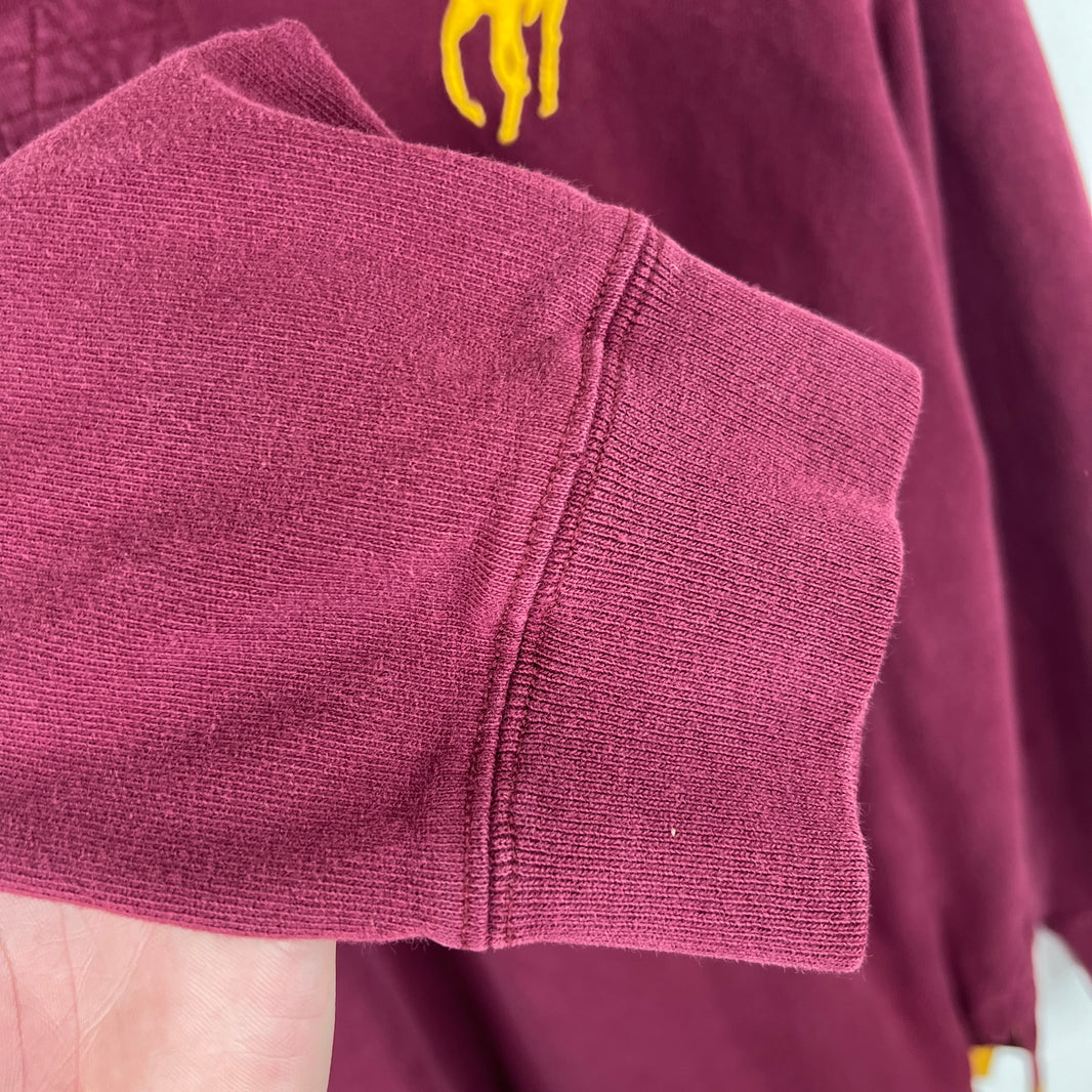 Polo Ralph Lauren Purple Big Horse Rugby Polo Shirt