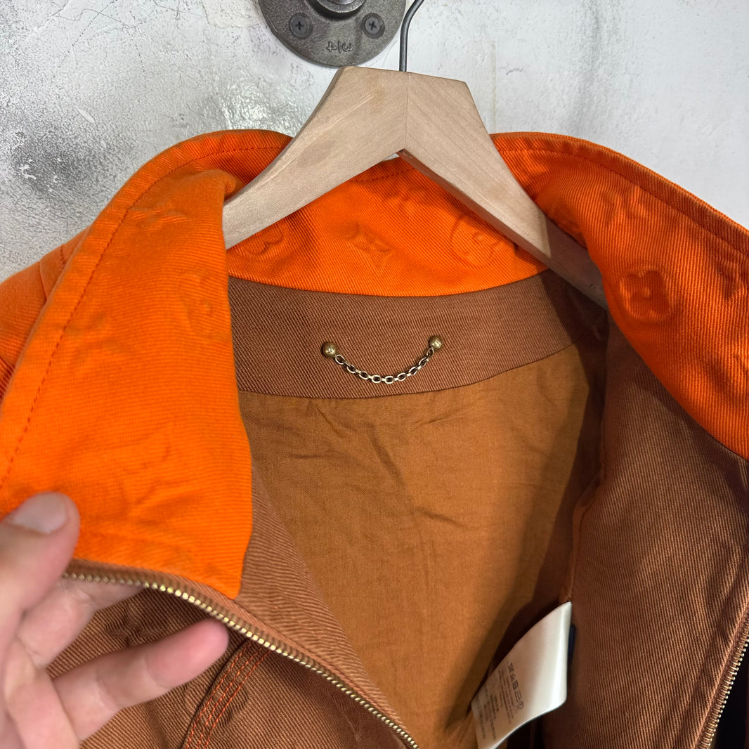 Louis Vuitton Orange Monogram Work Jacket