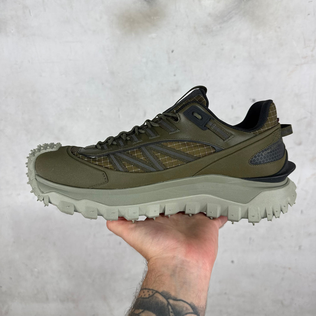 Moncler Olive Trailgrip Sneakers