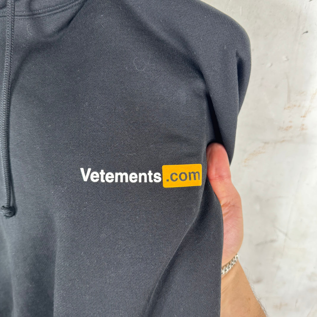 Vetements Porn Logo Hoodie