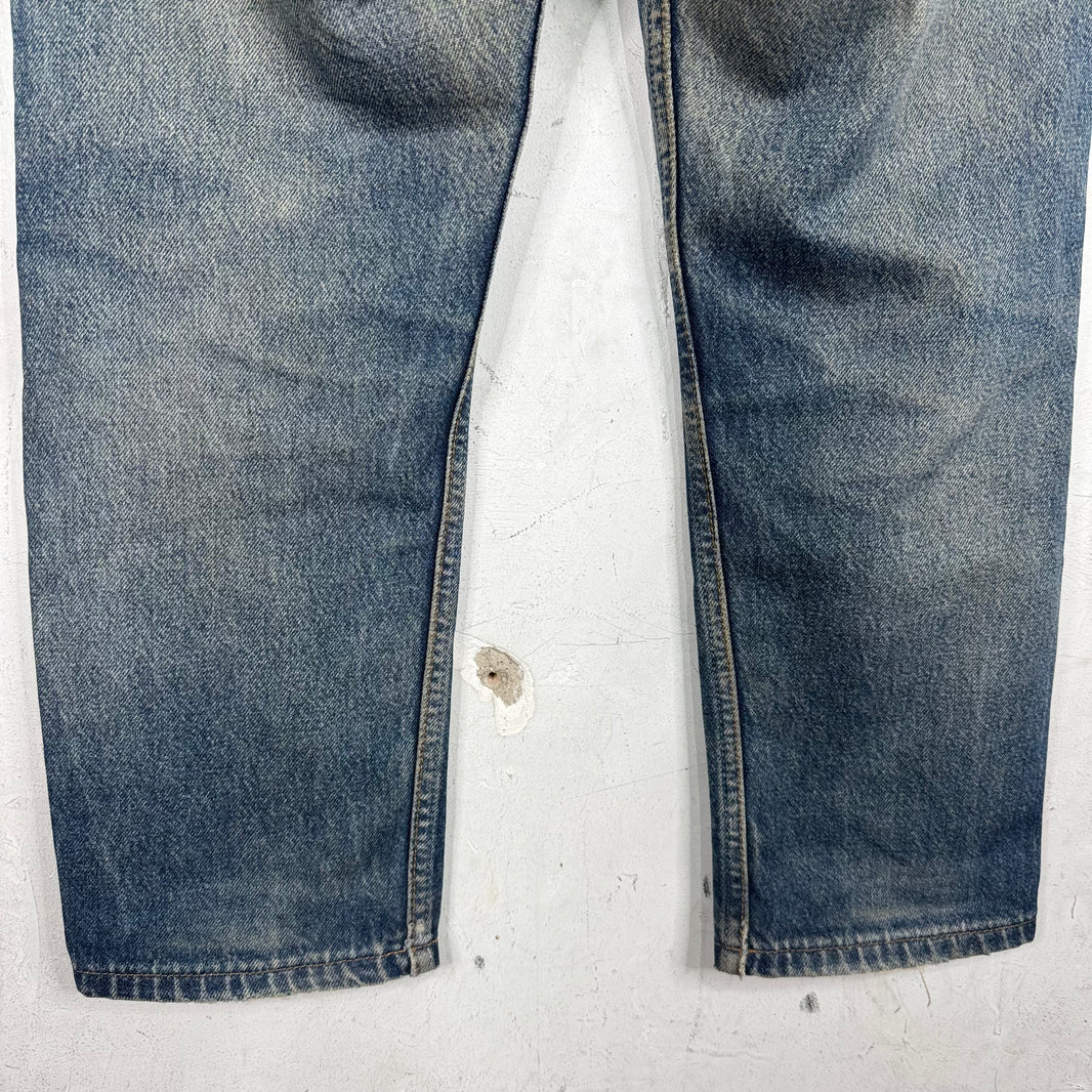 Vintage Levis 505 Distressed Repaired Jeans