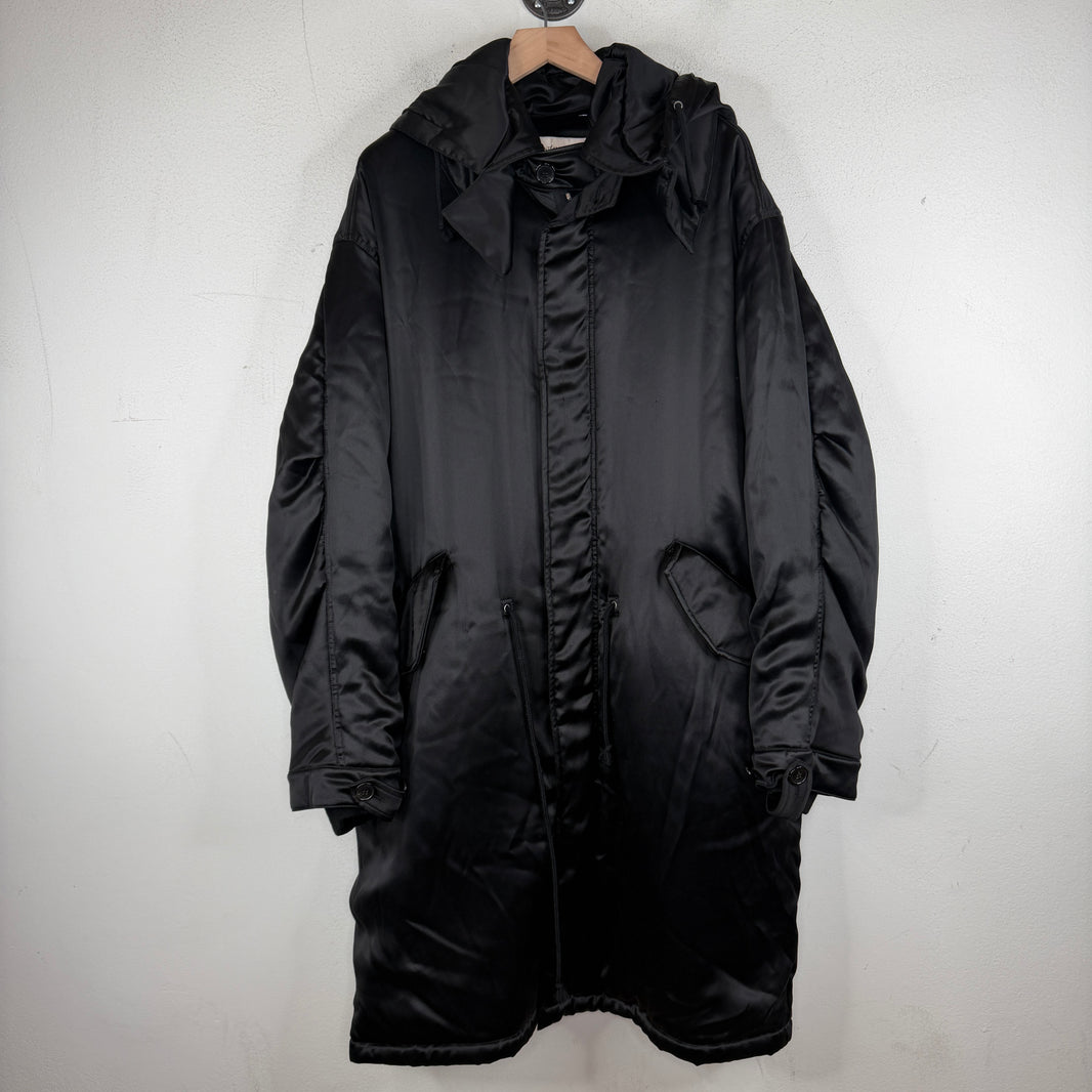 Saint Laurent Hooded Puffer Trench Coat