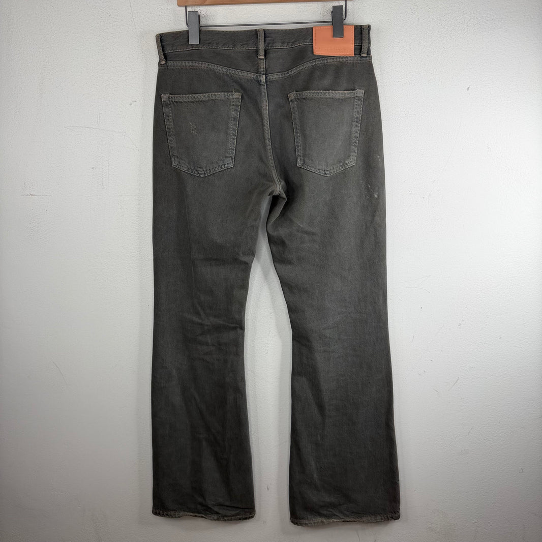 Acne Studios 1992M Desert Dust Flared Jeans