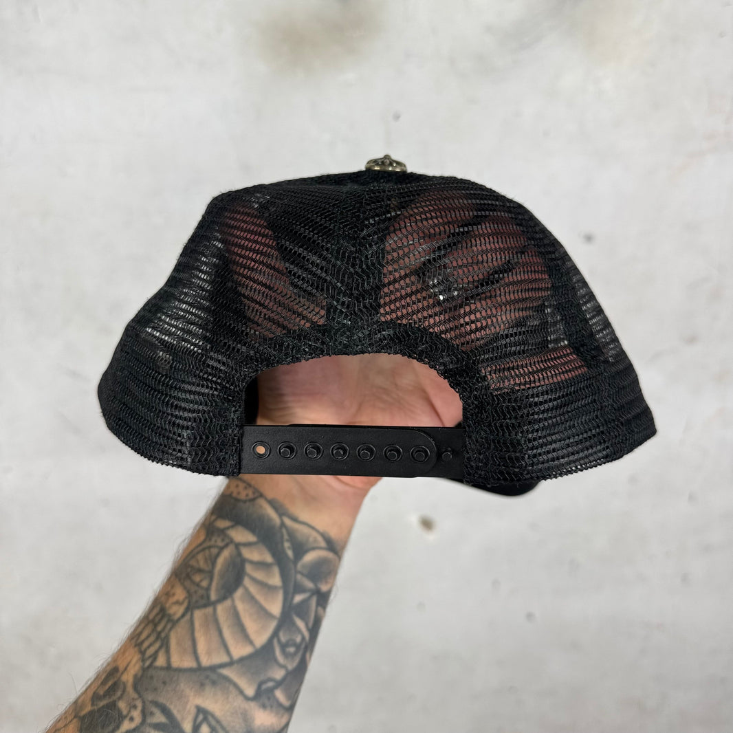 Chrome Hearts Chomper Leather Patch Hat